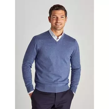 Свитер Faonnable Cosilk V Neck, синий