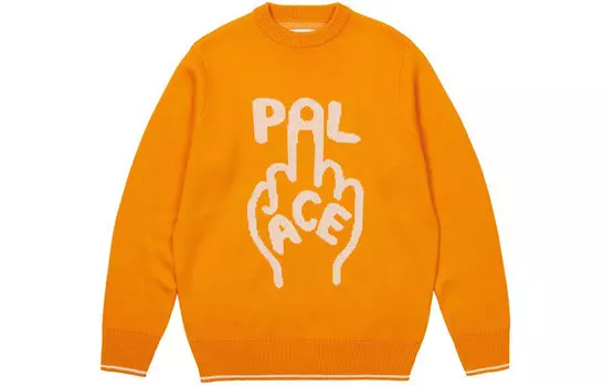 Свитер Finger Up Knit PALACE, желтый