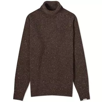 Свитер Foret Marsh Puzzle Turtleneck, темно-коричневый