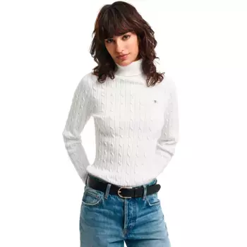 Свитер Gant 4800102 high neck, белый