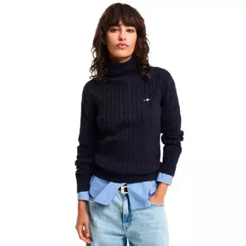 Свитер Gant 4800102 high neck, синий