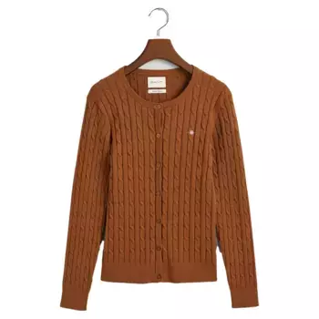 Свитер Gant 4800103 cardigan, коричневый