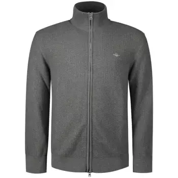 Свитер Gant 8030212 full zip, серый