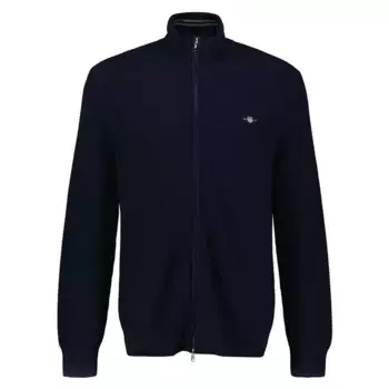 Свитер Gant 8030212 full zip, синий