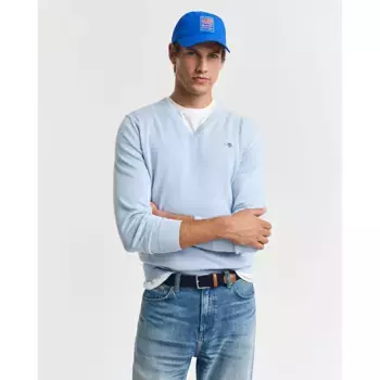 Свитер Gant 8030562 v neck, синий