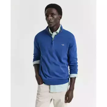 Свитер Gant 8030564 half zip, синий
