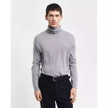 Свитер Gant 8050207 high neck, серый