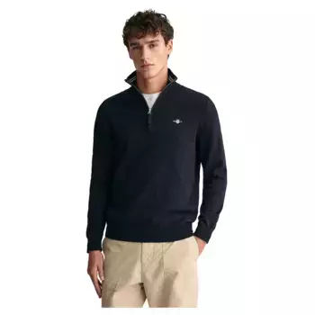 Свитер Gant Classic Half Zip, синий