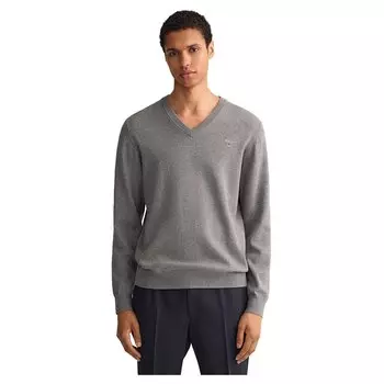 Свитер Gant Classic V Neck, серый