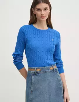 Свитер Gant, фиолетовый