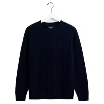 Свитер Gant Lambs Wool Cable, синий