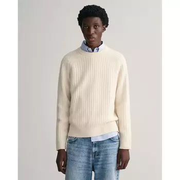 Свитер Gant Raglan Crew Neck, бежевый