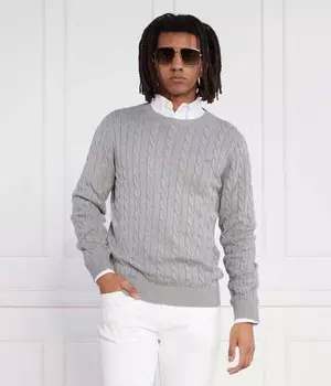 Свитер Gant Regular Fit, серый