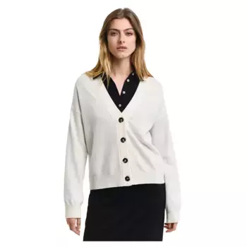 Свитер Gant Superfine Lambswool Cardigan, белый