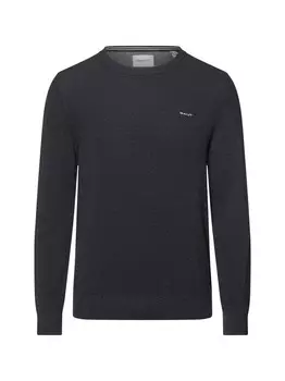 Свитер GANT Sweater, антрацит