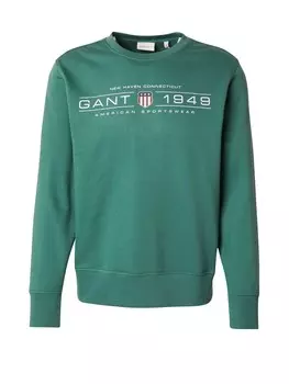 Свитер GANT Sweatshirt, зеленый