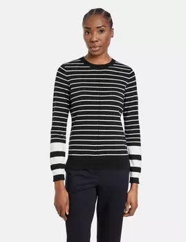 Свитер Gerry Weber Langarm Rundhals, черный