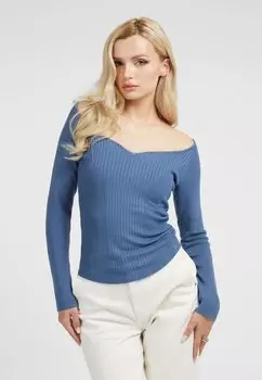 Свитер Guess Ls Lena Sweatheart, синий