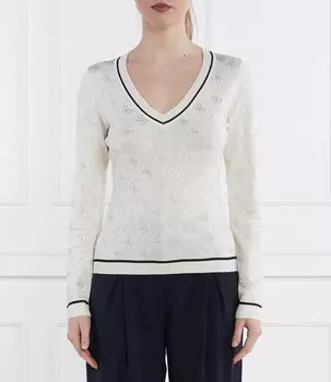 Свитер GUESS Regular Fit, кремовый