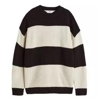 Свитер H&amp;M Jacquard, черный
