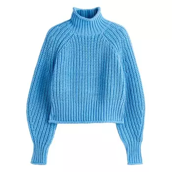 Свитер H&amp;M Knit, синий