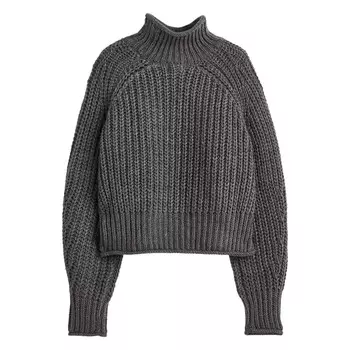 Свитер H&amp;M Knit, темно-серый