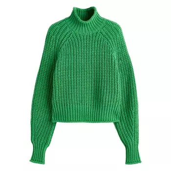 Свитер H&amp;M Knit, зеленый