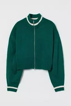 Свитер H&amp;M, темно-зеленый