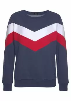 Свитер H.I.S Sweatshirt, цвет marine-rot-wei