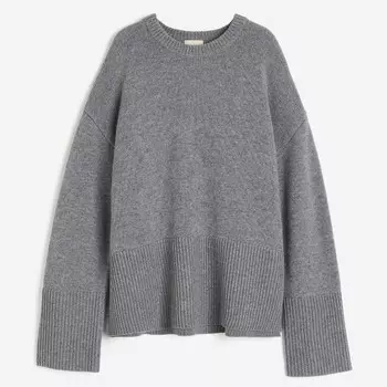 Свитер H&M Cashmere-blend, серый