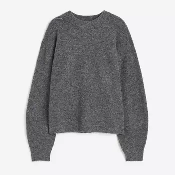 Свитер H&M Knit, темно-серый