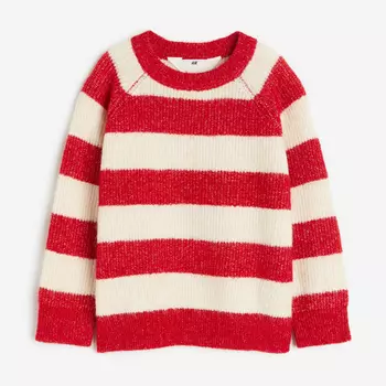 Свитер H&M Raglan-sleeved, красный