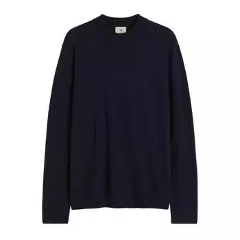 Свитер H&M Regular Fit Merino Wool, темно-синий