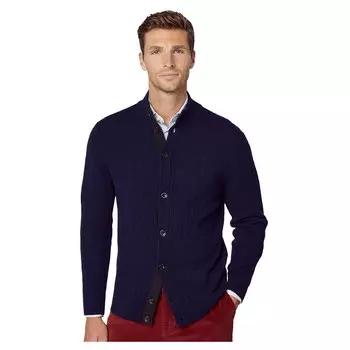 Свитер Hackett Cable Button, синий