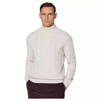 Свитер Hackett Cable Roll Neck, серый
