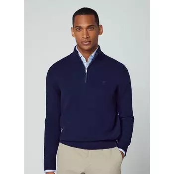 Свитер Hackett HM703023 Half Zip, синий
