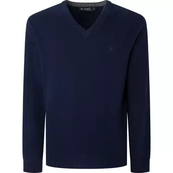 Свитер Hackett Lambswool V Neck, синий