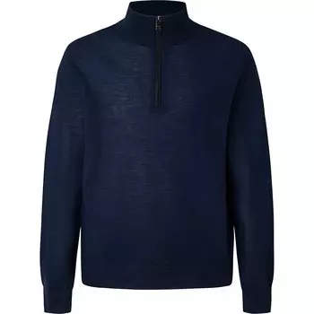 Свитер Hackett Merino Half Zip, синий