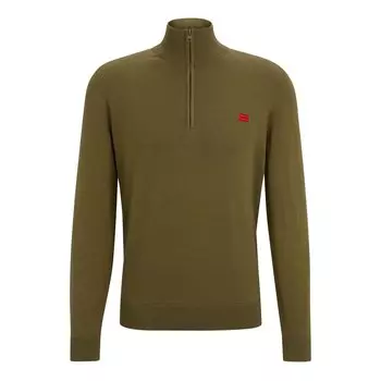 Свитер HUGO San Quintus C, зеленый