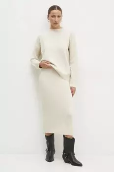 Свитер и юбка Answear Lab, бежевый