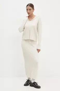 Свитер и юбка Answear Lab, бежевый