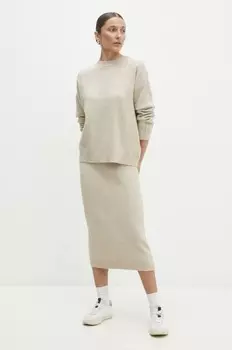 Свитер и юбка Answear Lab, бежевый