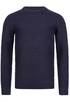 Свитер INDICODE JEANS Mirek, темно-синий