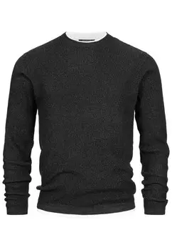 Свитер INDICODE JEANS Villads, антрацит
