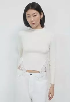 Свитер INSERTI FRILL Calliope, белый деним