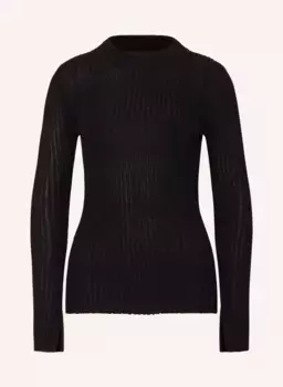 Свитер из блестящей пряжи Gina Tricot, черный