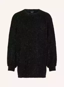 Свитер из блестящей пряжи Gina Tricot, черный