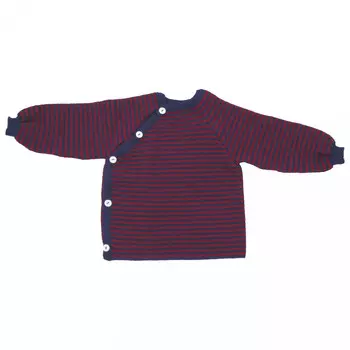 Свитер из мериноса Reiff Kid's Ringelschlttli, цвет Aubergine/Beere