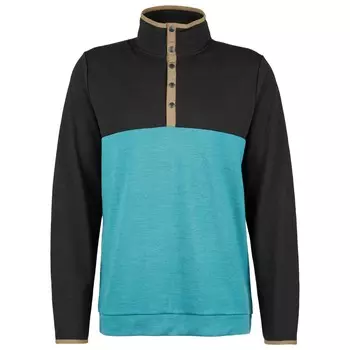 Свитер из мериноса Stoic Merino260 MMXX Gteborg Snap, цвет Ocean Green/Black