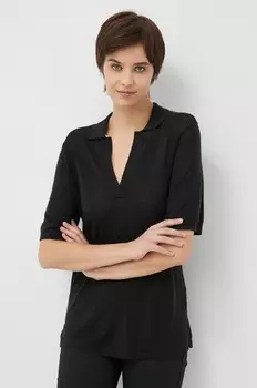 Свитер из смесовой шерсти Calvin Klein, черный